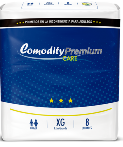 El Pañal Comodity Premium Extra Grande es ideal para personas postradas, con movilidad reducida y que tiene dificultad en controlar esfínteres.