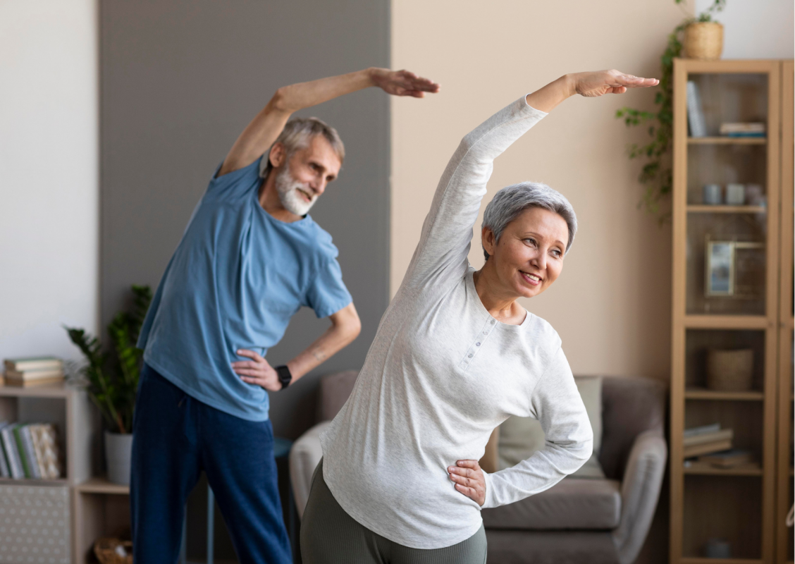 4 ejercicios de equilibrio para adultos mayores