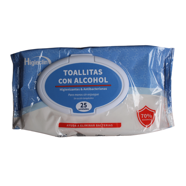 Toallitas con alcohol 25