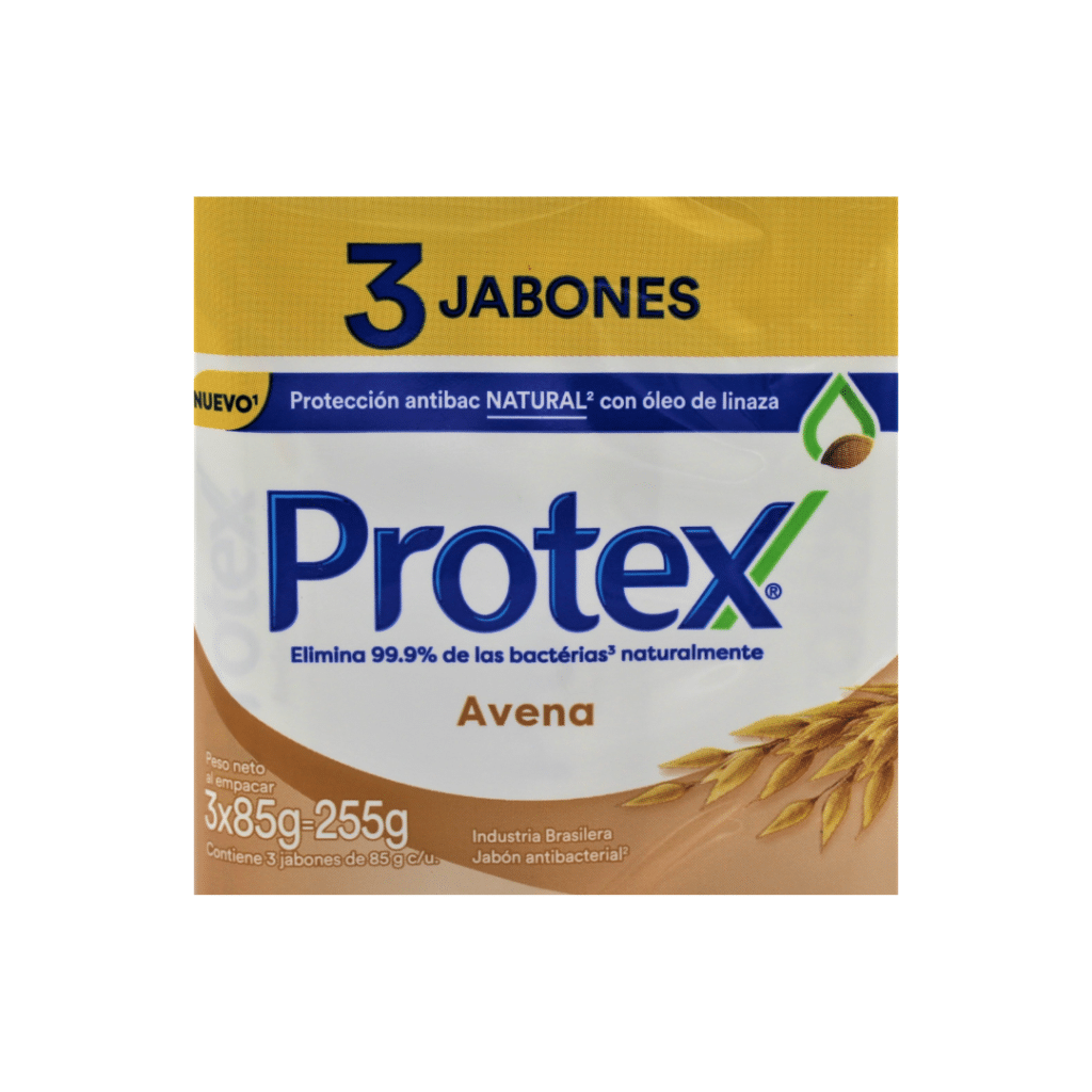 Jabón Protex Antibacterial 3 unidades 255 G.