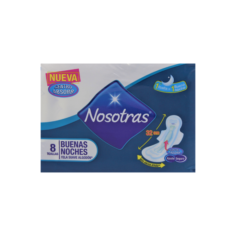 Toallas Higiénicas Nosotras Buenas Noches 8 unidades