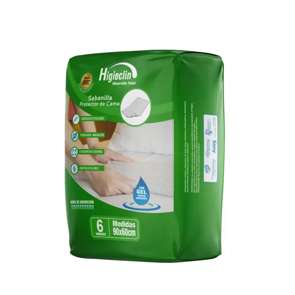 Sabanilla Higieclin 6 unidades