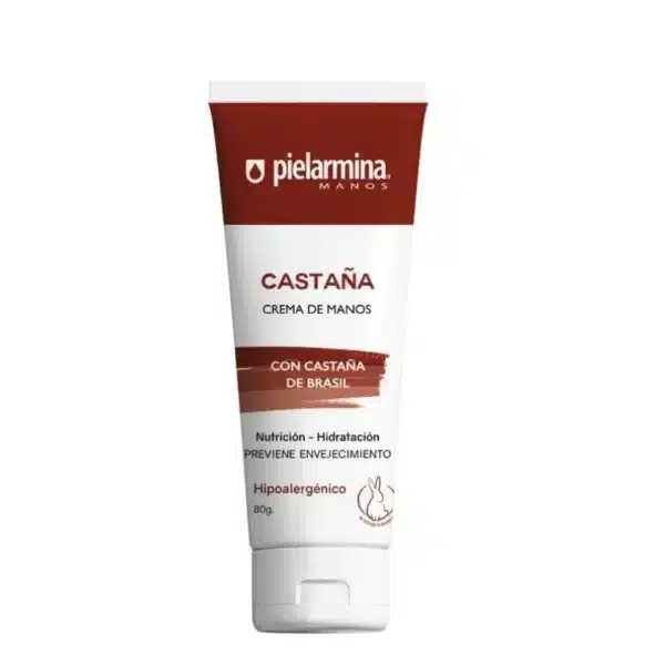 Crema de Manos Hipoalergénica de Castaña Pielarmina 80g.