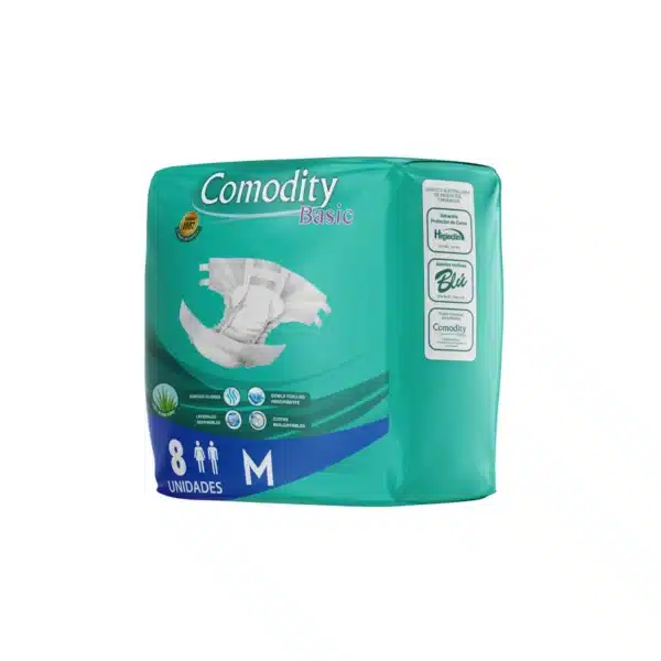 Pañales para adultos Comodity Basic Mediano 8 unidades
