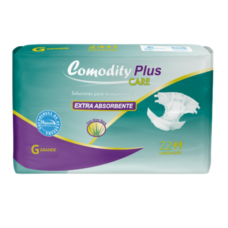 Pañales para adultos Comodity Plus Care x 22 unidadea