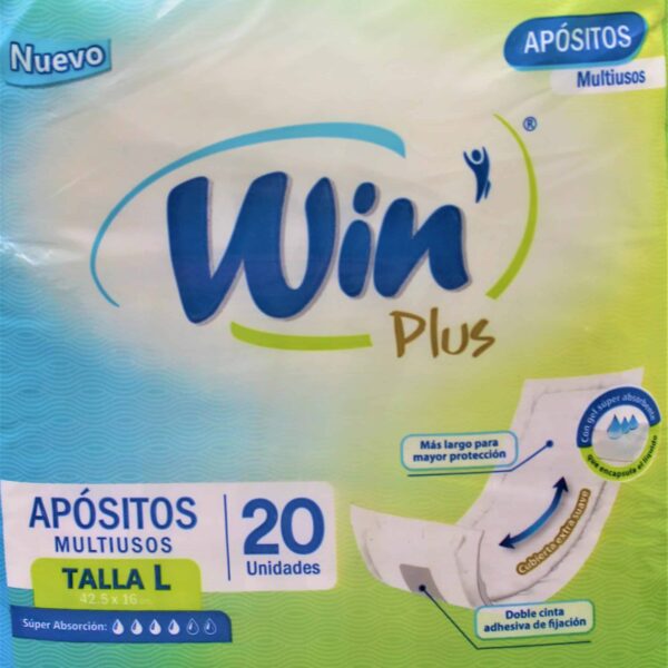 Apósitos largos Win 20 unidades