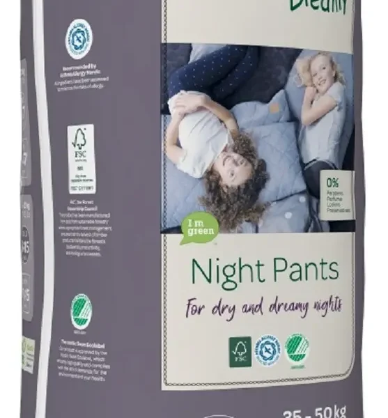 Calzón Night Pants BAMBO Niña 35 a 50Kg. - 10 unidades