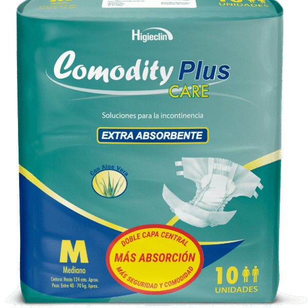 Pañales para adultos Comodity Plus Mediano x 10 unidades