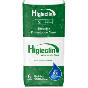 Sabanilla Higieclin 6 unidades