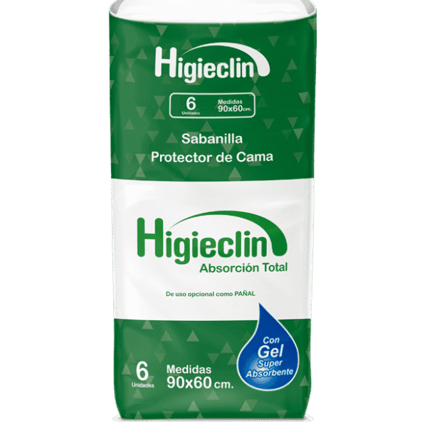 Sabanilla Higieclin 6 unidades
