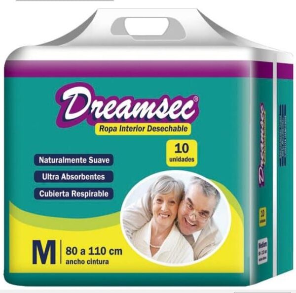 Calzones desechables Dreamsec M x 10 unidades