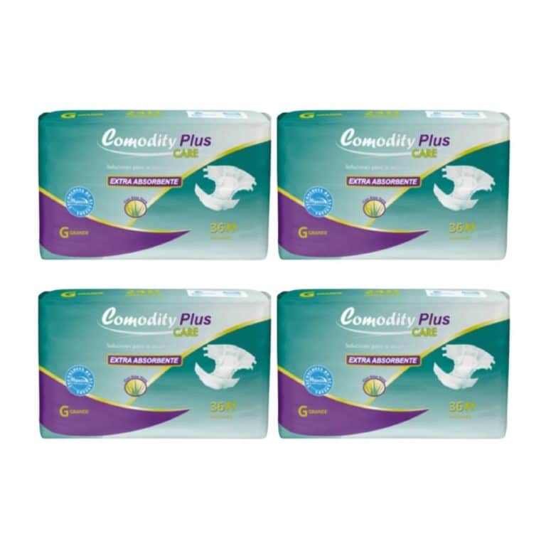 Bolsón Pañal Comodity Plus G x 144 unidades.
