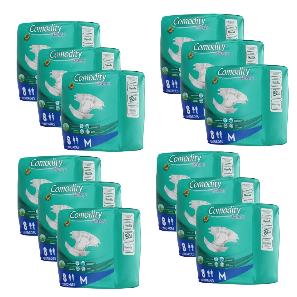 Promoción Pañales para adultos Comodity Basic M x 96 unidades