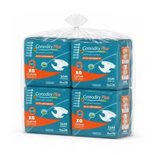 Comodity Plus XG Pañales Extra Absorbentes
