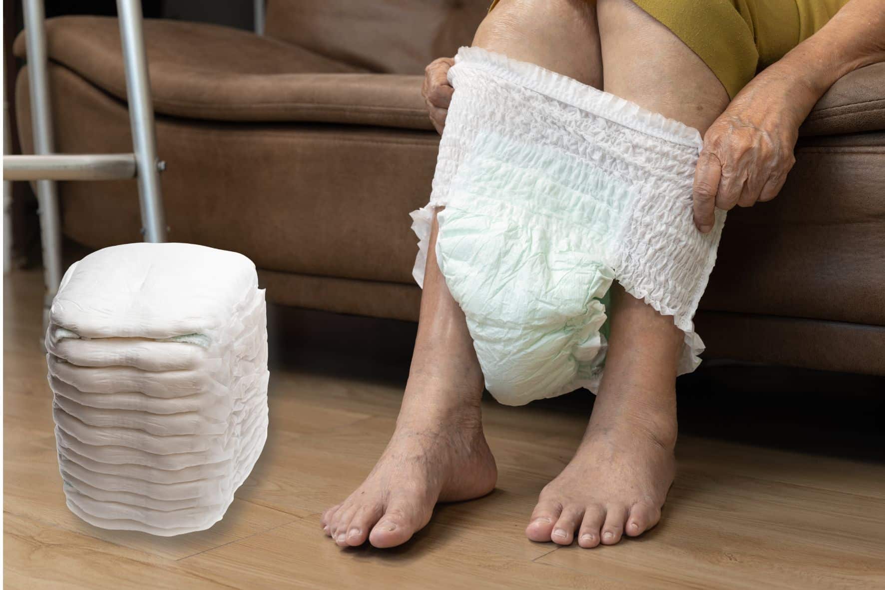 cuántos pañales usa un adulto mayor por día